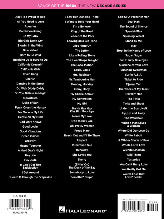 Songs of the 1960s The New Decade Series | 小雅音樂 Hsiaoya Music