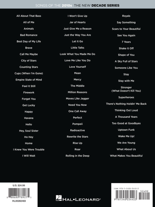 Songs of the 2010s The New Decade Series | 小雅音樂 Hsiaoya Music