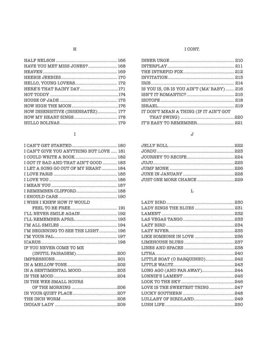 The Reharmonized Real Book - Volume 1: C Instruments Arranged by Jack Grassel | 小雅音樂 Hsiaoya Music