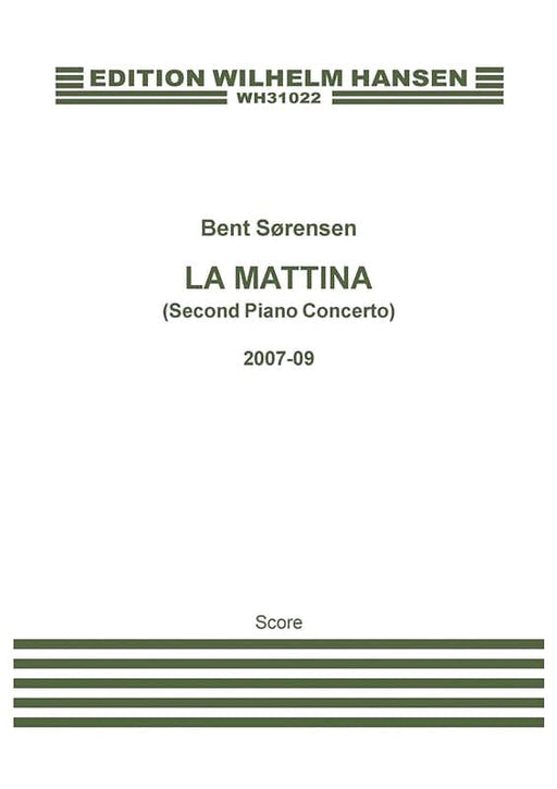 La Mattina Second Piano Concerto Score 鋼琴協奏曲 雙鋼琴 | 小雅音樂 Hsiaoya Music