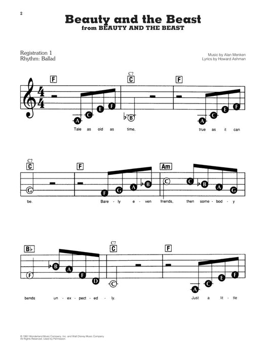 Disney Love Songs - 2nd Edition E-Z Play Today Volume 234 | 小雅音樂 Hsiaoya Music