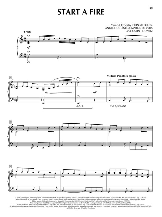 La La Land for Piano Solo Intermediate Level 鋼琴 獨奏 | 小雅音樂 Hsiaoya Music