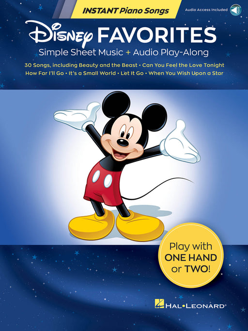 Disney Favorites - Instant Piano Songs Simple Sheet Music + Audio Play-Along 鋼琴 | 小雅音樂 Hsiaoya Music