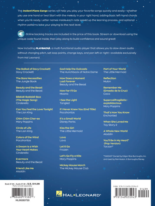 Disney Favorites - Instant Piano Songs Simple Sheet Music + Audio Play-Along 鋼琴 | 小雅音樂 Hsiaoya Music