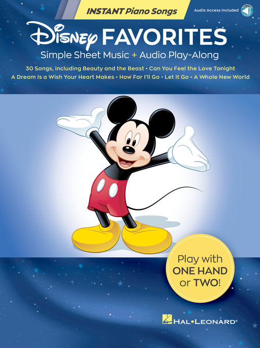 Disney Favorites - Instant Piano Songs Simple Sheet Music + Audio Play-Along 鋼琴 | 小雅音樂 Hsiaoya Music