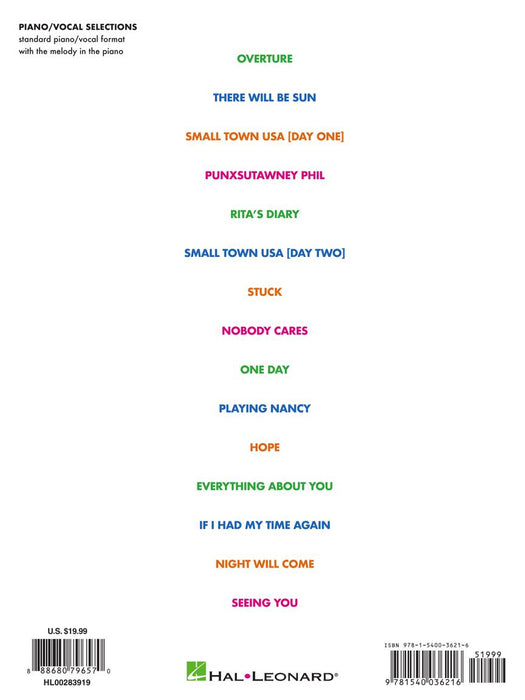 Groundhog Day The Musical Piano/Vocal Selections 鋼琴 | 小雅音樂 Hsiaoya Music