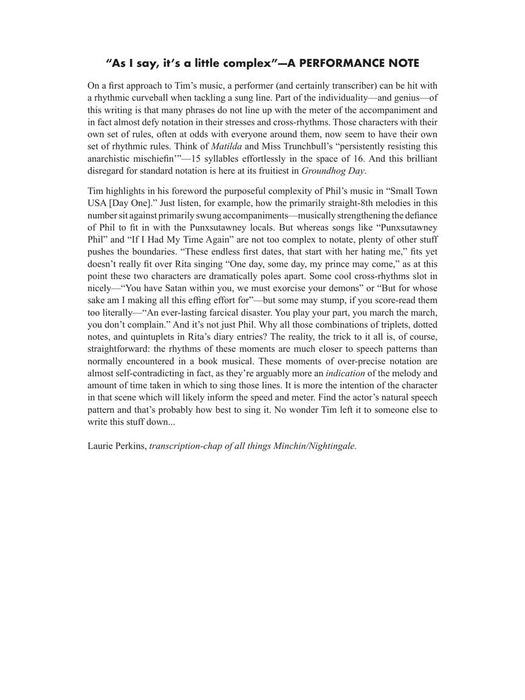 Groundhog Day The Musical Piano/Vocal Selections 鋼琴 | 小雅音樂 Hsiaoya Music