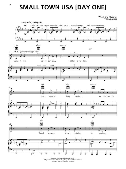 Groundhog Day The Musical Piano/Vocal Selections 鋼琴 | 小雅音樂 Hsiaoya Music