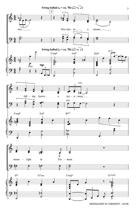 Moonlight in Vermont Vocal Jazz Series 爵士音樂 | 小雅音樂 Hsiaoya Music