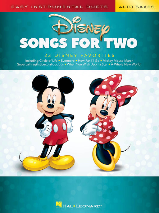 Disney Songs for Two Alto Saxes Easy Instrumental Duets 中音 二重奏 | 小雅音樂 Hsiaoya Music