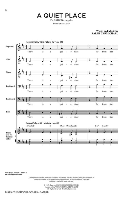 Take 6: The Official Scores | 小雅音樂 Hsiaoya Music