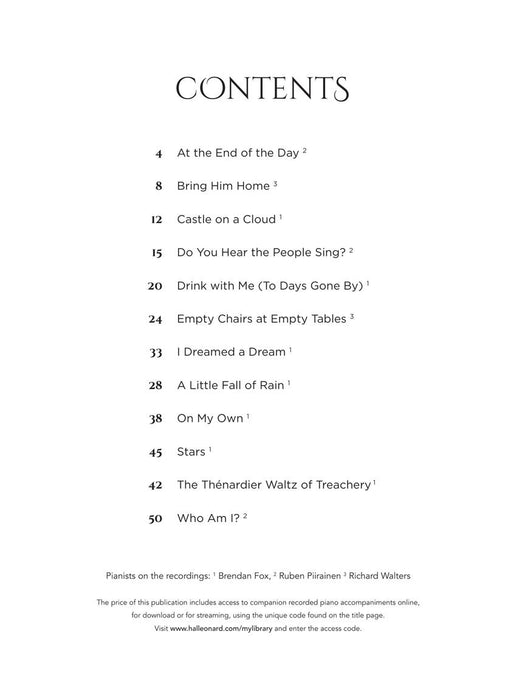 Les Misérables for Classical Players Cello and Piano with Online Accompaniments 古典 大提琴 鋼琴 伴奏 | 小雅音樂 Hsiaoya Music