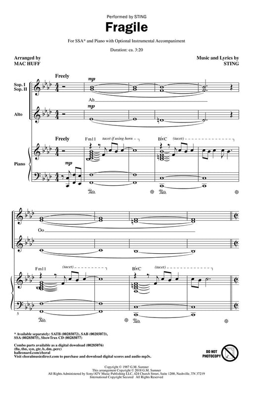 Fragile | 小雅音樂 Hsiaoya Music