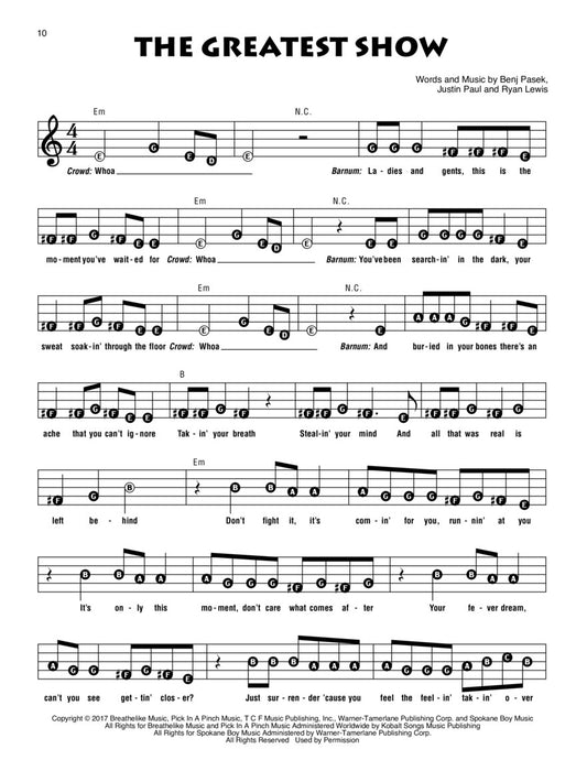 The Greatest Showman - Recorder Fun! with Easy Instructions & Fingering Chart | 小雅音樂 Hsiaoya Music