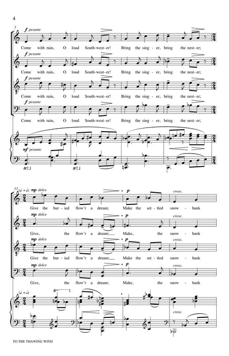 To the Thawing Wind Judith Clurman Choral Series 管樂 合唱 | 小雅音樂 Hsiaoya Music