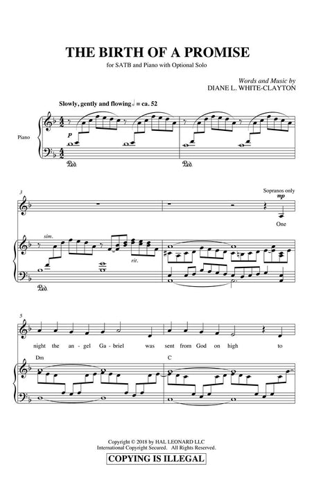 The Birth of a Promise Rollo Dilworth Choral Series 合唱 | 小雅音樂 Hsiaoya Music