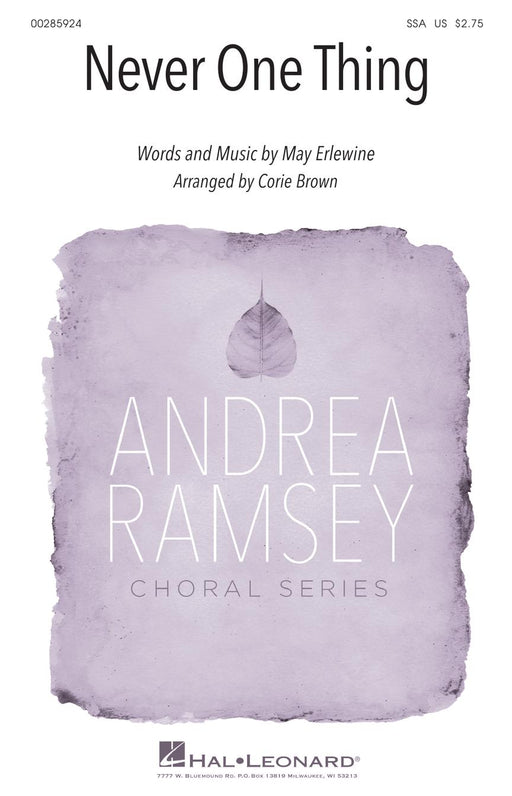 Never One Thing Andrea Ramsey Choral Series 合唱 | 小雅音樂 Hsiaoya Music
