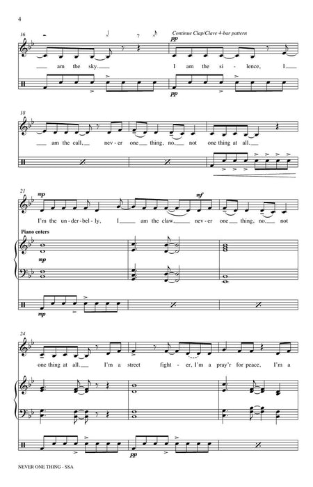 Never One Thing Andrea Ramsey Choral Series 合唱 | 小雅音樂 Hsiaoya Music