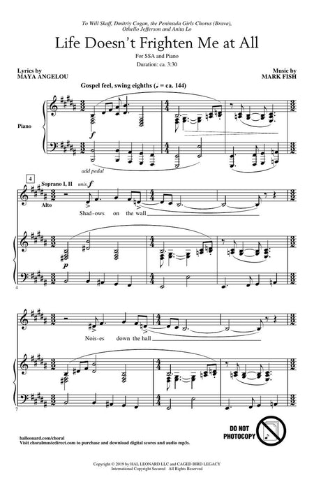 Life Doesn't Frighten Me at All | 小雅音樂 Hsiaoya Music