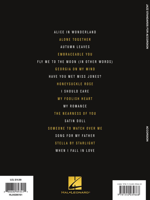 Jazz Standards for Accordion 爵士音樂 | 小雅音樂 Hsiaoya Music