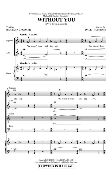 Without You Dale Warland Choral Series 合唱 | 小雅音樂 Hsiaoya Music