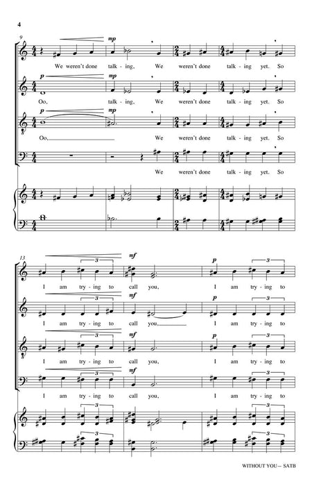 Without You Dale Warland Choral Series 合唱 | 小雅音樂 Hsiaoya Music