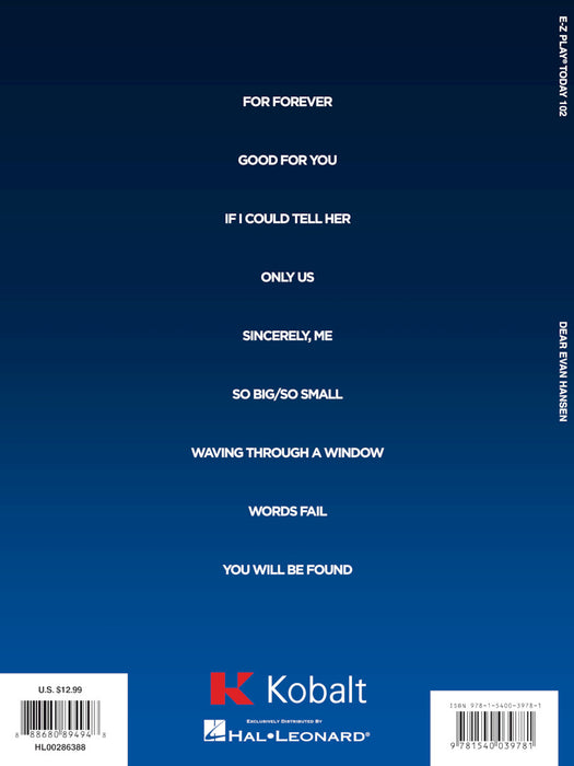 Dear Evan Hansen E-Z Play Today #102 | 小雅音樂 Hsiaoya Music