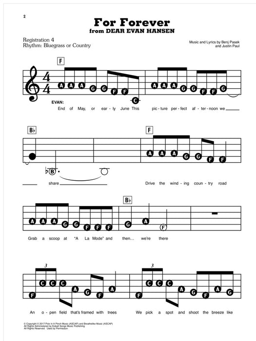 Dear Evan Hansen E-Z Play Today #102 | 小雅音樂 Hsiaoya Music