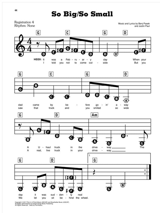 Dear Evan Hansen E-Z Play Today #102 | 小雅音樂 Hsiaoya Music