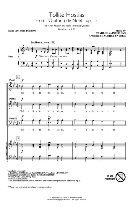 Tollite Hostias (from Oratorio de Noël, op. 12) Discovery Level 2 神劇 | 小雅音樂 Hsiaoya Music