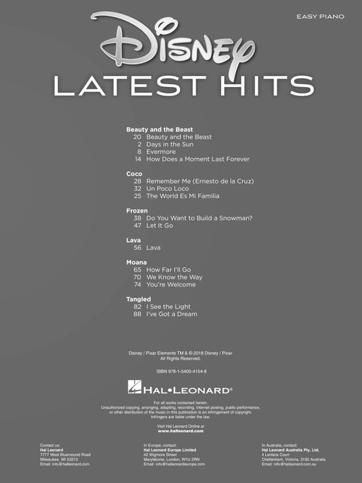 Disney Latest Hits 15 Recent Disney Favorites | 小雅音樂 Hsiaoya Music