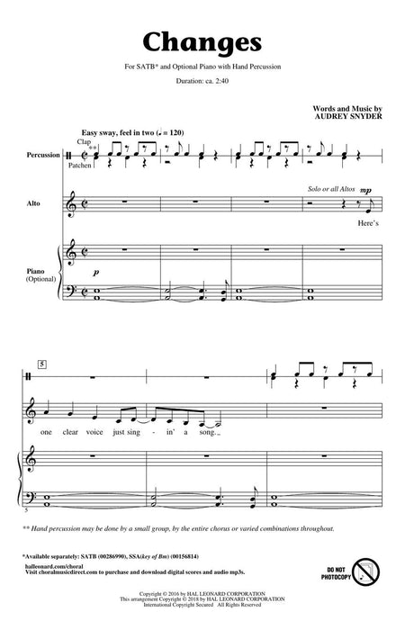 Changes | 小雅音樂 Hsiaoya Music