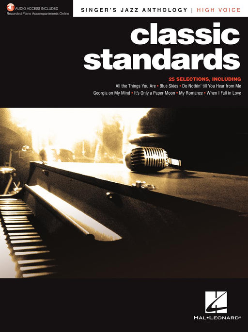 Classic Standards Singer's Jazz Anthology - High Voice with Recorded Piano Accompaniments Online 爵士音樂 高音 鋼琴 伴奏 | 小雅音樂 Hsiaoya Music