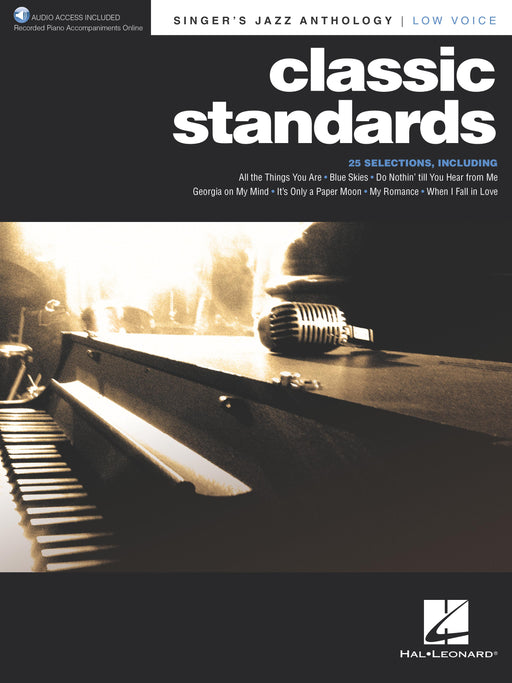 Classic Standards Singer's Jazz Anthology - Low Voice with Recorded Piano Accompaniments Online 爵士音樂 低音 鋼琴 伴奏 | 小雅音樂 Hsiaoya Music