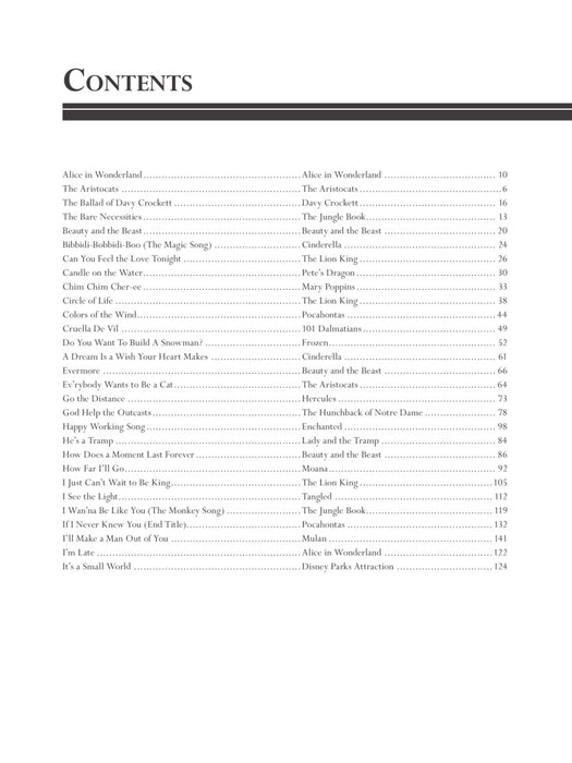 The Library of Disney Songs | 小雅音樂 Hsiaoya Music