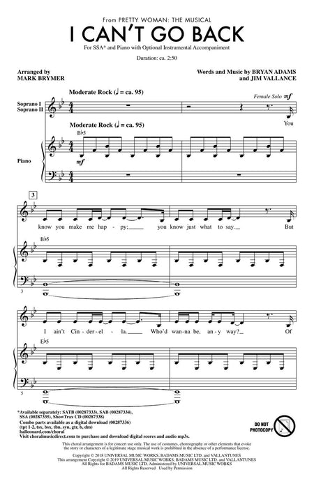 I Can't Go Back from Pretty Woman | 小雅音樂 Hsiaoya Music