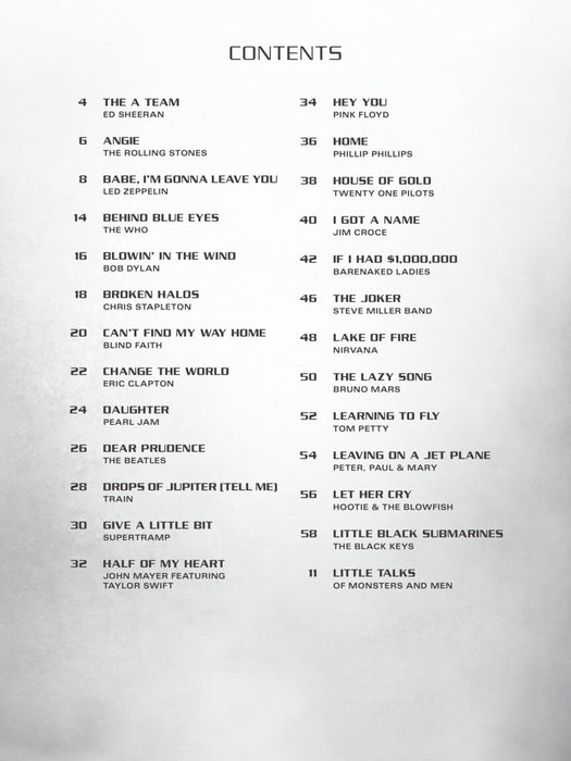 Simple Acoustic Songs The Easiest Easy Guitar Songbook Ever 吉他 | 小雅音樂 Hsiaoya Music