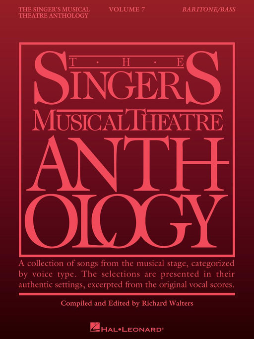 Singer's Musical Theatre Anthology - Volume 7 Baritone/Bass Book Only | 小雅音樂 Hsiaoya Music
