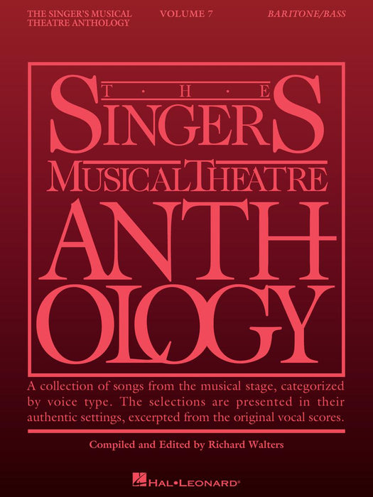 Singer's Musical Theatre Anthology - Volume 7 Baritone/Bass Book Only | 小雅音樂 Hsiaoya Music