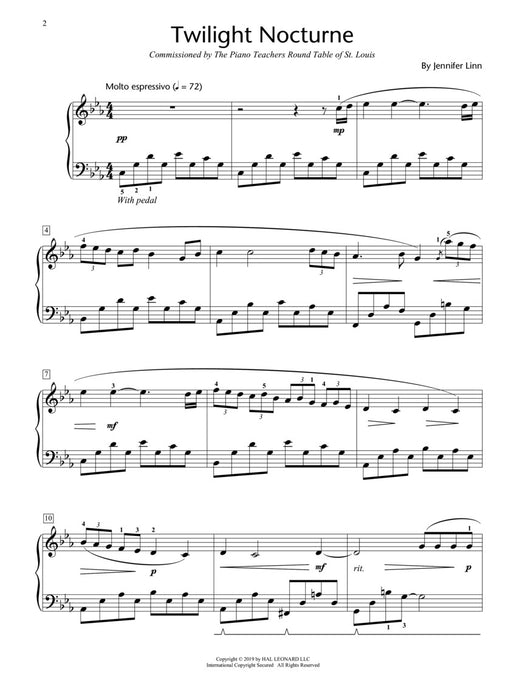 Twilight Nocturne Hal Leonard Student Piano Library Showcase Solo Level 5 (Intermediate) 夜曲 鋼琴 獨奏 | 小雅音樂 Hsiaoya Music