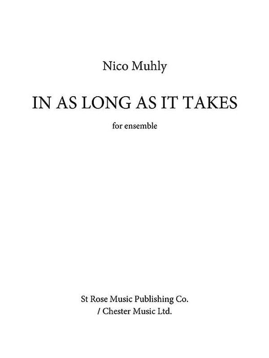 In As Long As It Takes for Ensemble | 小雅音樂 Hsiaoya Music