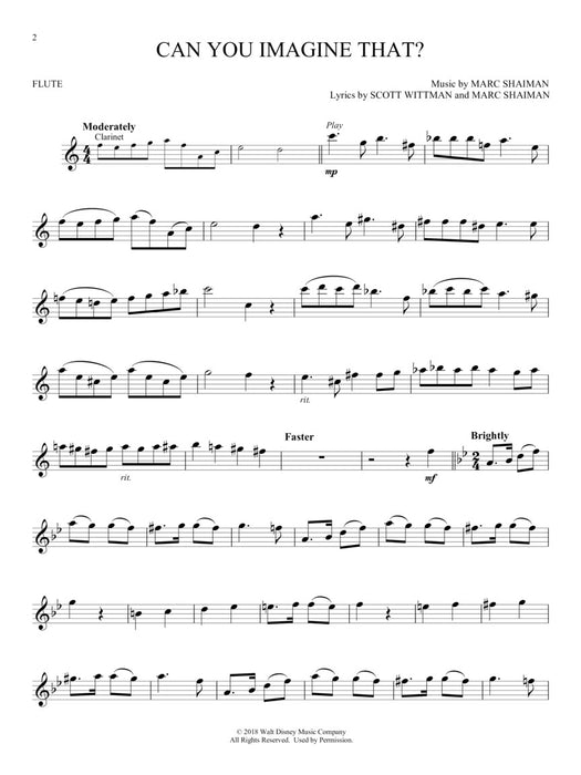 Mary Poppins Returns for Flute Instrumental Play-Along® Series 長笛 | 小雅音樂 Hsiaoya Music