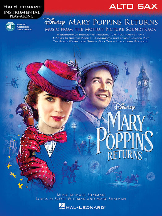 Mary Poppins Returns for Alto Sax Instrumental Play-Along® Series 中音薩氏管 | 小雅音樂 Hsiaoya Music