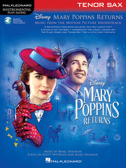 Mary Poppins Returns for Tenor Sax Instrumental Play-Along® Series | 小雅音樂 Hsiaoya Music