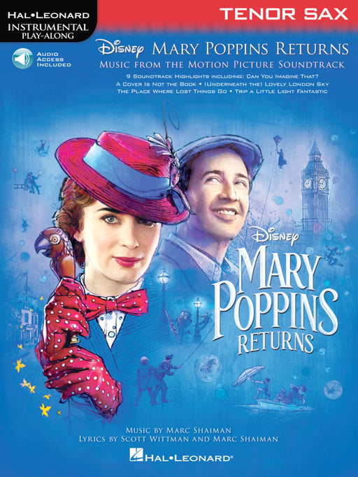 Mary Poppins Returns for Tenor Sax Instrumental Play-Along® Series | 小雅音樂 Hsiaoya Music