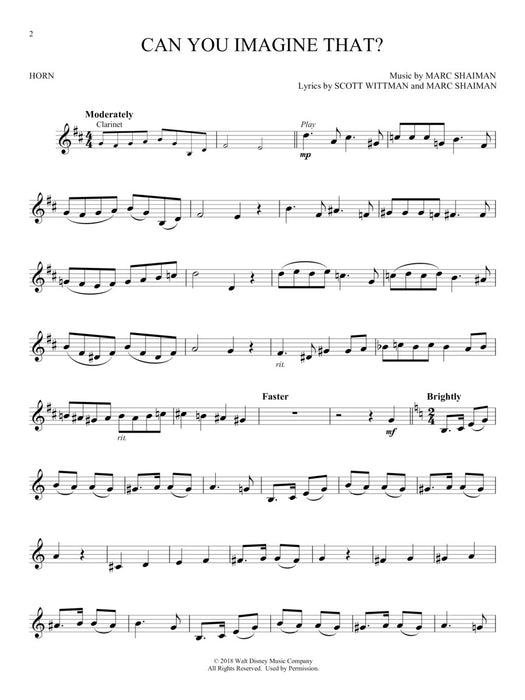 Mary Poppins Returns for Horn Instrumental Play-Along® Series 法國號 | 小雅音樂 Hsiaoya Music