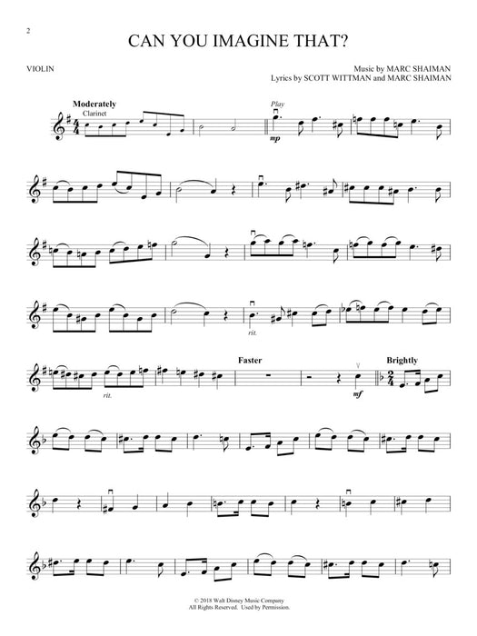 Mary Poppins Returns for Violin Instrumental Play-Along® Series 小提琴 | 小雅音樂 Hsiaoya Music