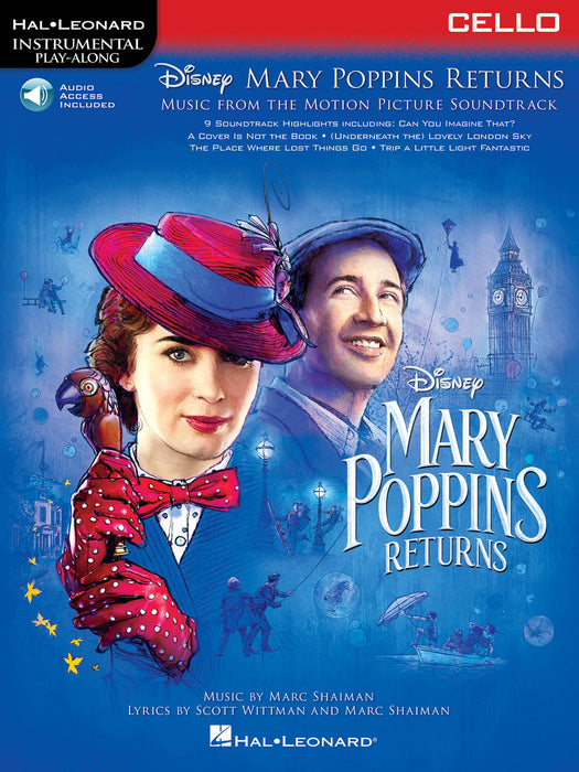 Mary Poppins Returns for Cello Instrumental Play-Along® Series 大提琴 | 小雅音樂 Hsiaoya Music