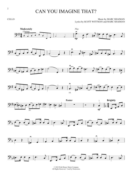 Mary Poppins Returns for Cello Instrumental Play-Along® Series 大提琴 | 小雅音樂 Hsiaoya Music