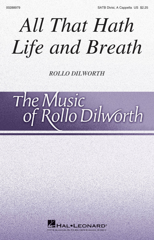 All That Hath Life and Breath The Music of Rollo Dilworth (Henry Leck Creating Artistry) Series | 小雅音樂 Hsiaoya Music
